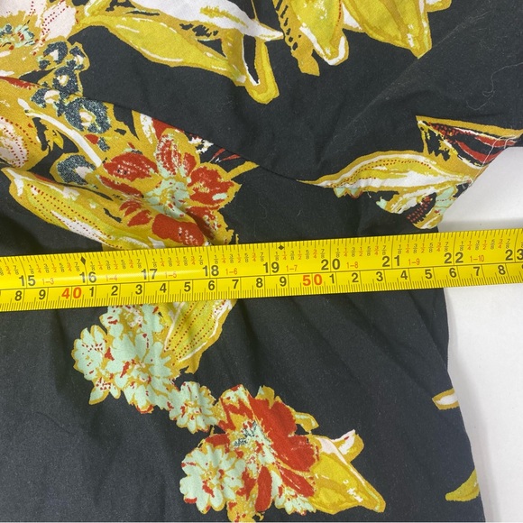 Free People Jodie Printed Black Tunic Floral Medium - Picture 8 of 10